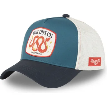 Gorra trucker azul y blanca WILD03 de Von Dutch
