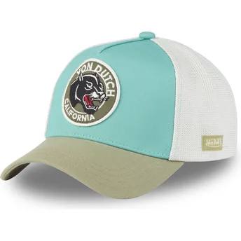 Von Dutch WILD04 blå og grøn trucker kasket