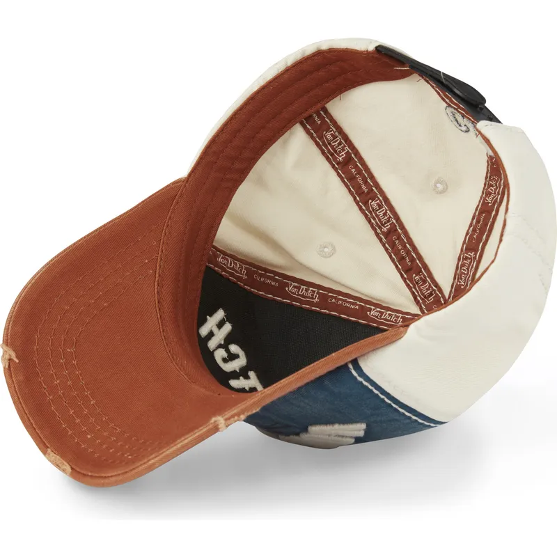 snapback-multicolore-con-visiera-curva-xavier02-di-von-dutch