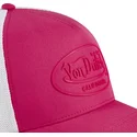 von-dutch-fluo01-lyserod-og-hvid-trucker-cap