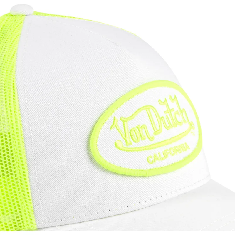 hvid-og-gul-trucker-kasket-fluo02-ct-fra-von-dutch