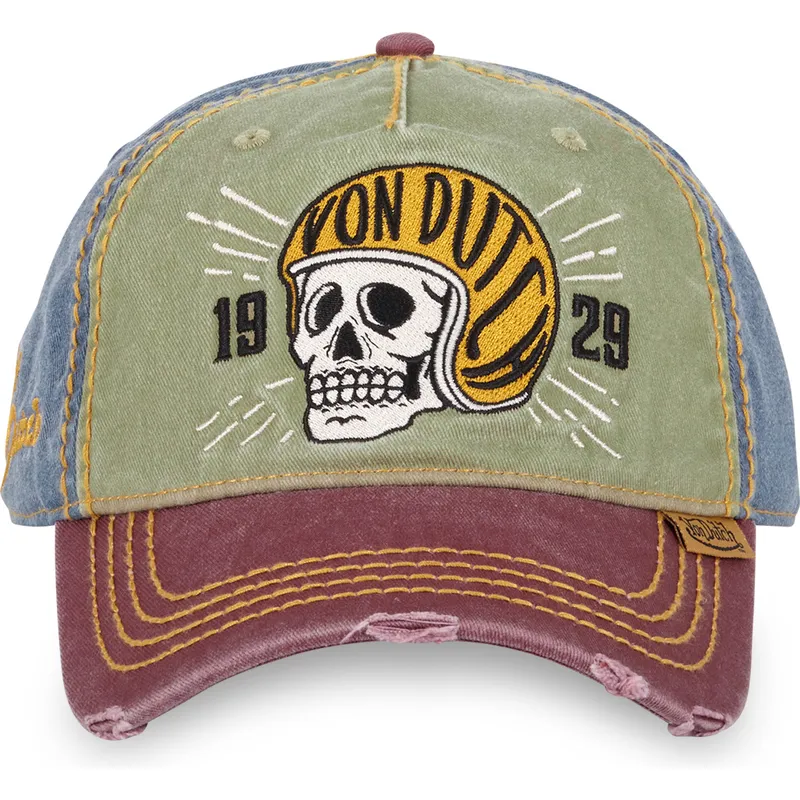 petten-gebogen-meerkleurig-verstelbaar-retro03-van-von-dutch