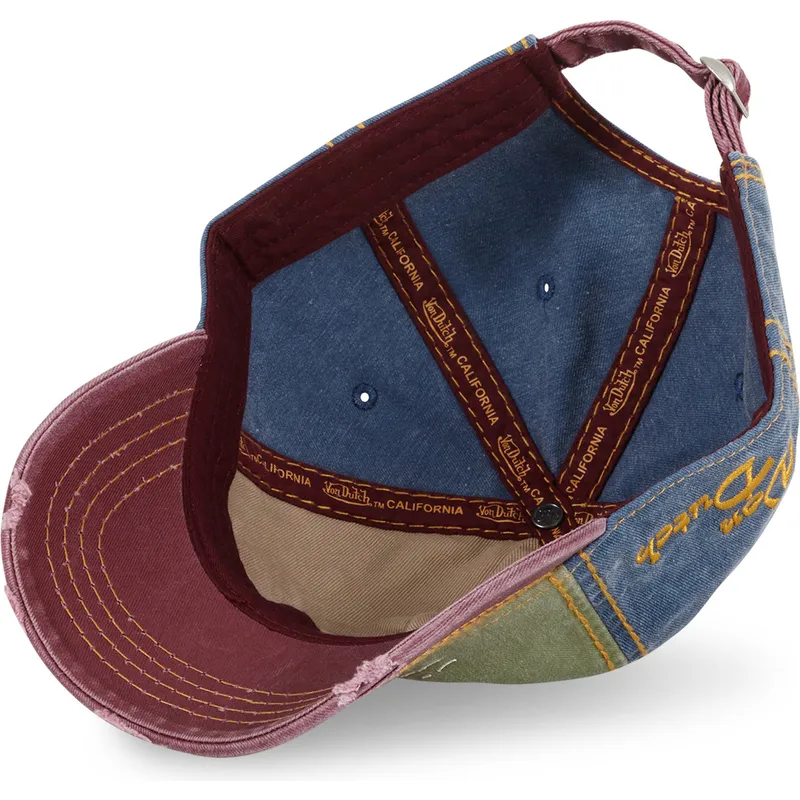 petten-gebogen-meerkleurig-verstelbaar-retro03-van-von-dutch