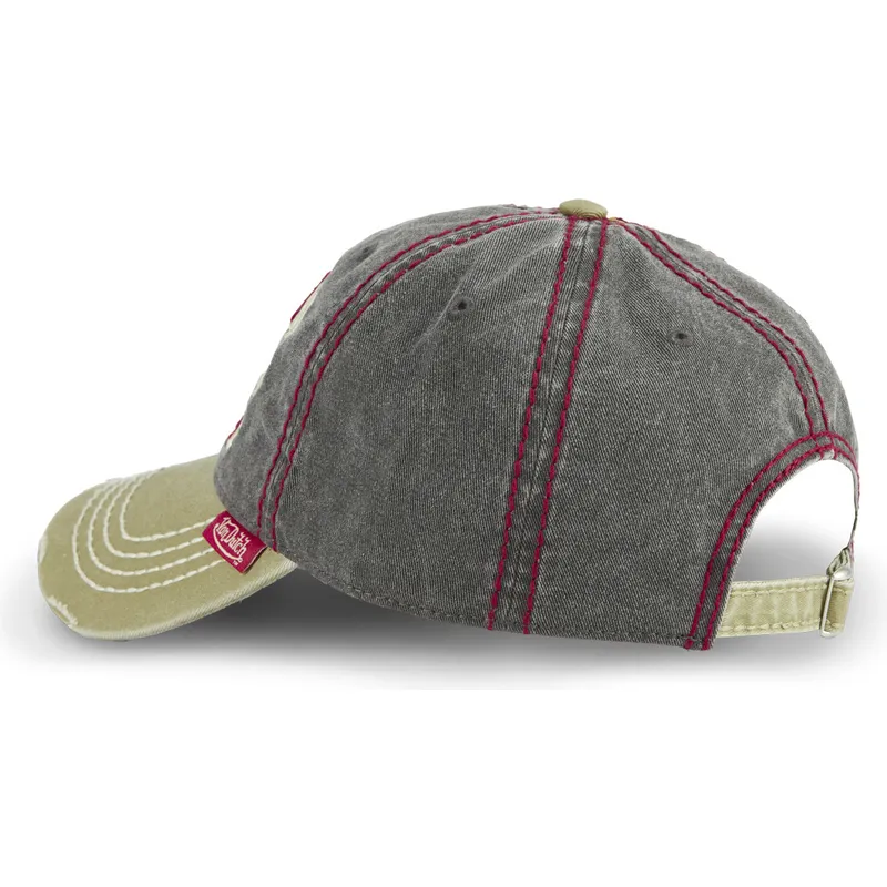 grune-verstellbare-gebogene-kappe-retro06-von-von-dutch