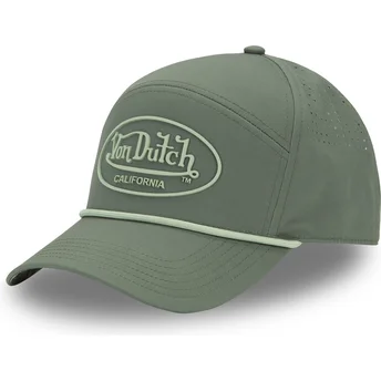 Cappello curvo verde regolabile CORD02 di Von Dutch