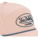 gorra-curva-rosa-ajustable-cord03-de-von-dutch