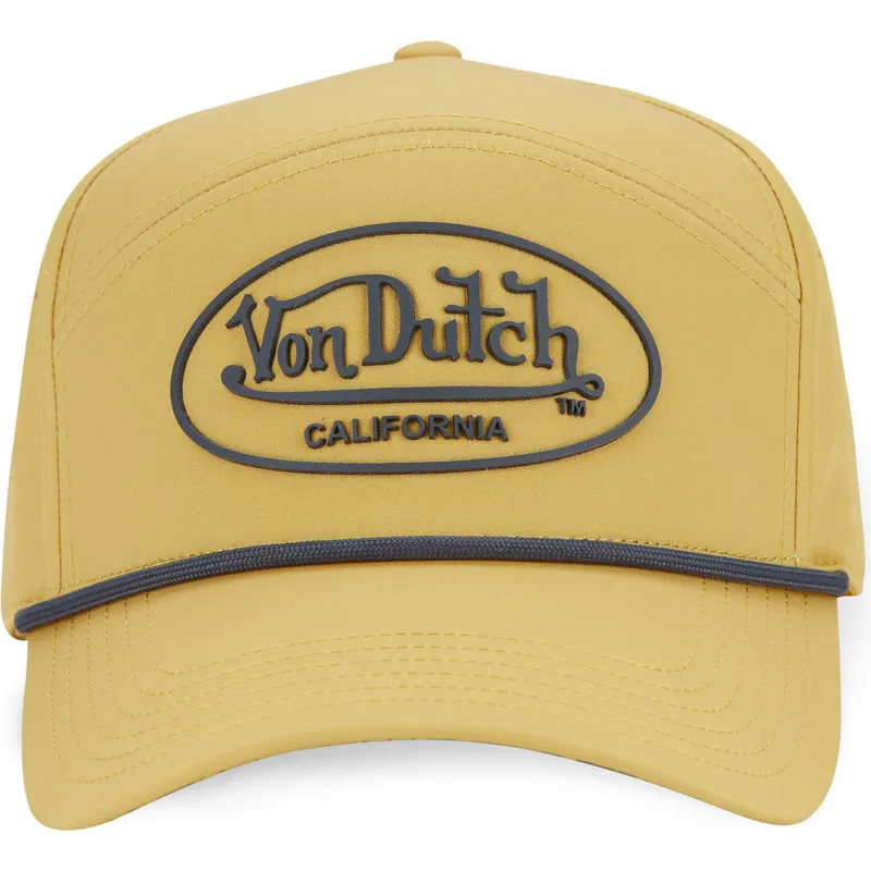 cappellino-visiera-curva-giallo-regolabile-cord05-di-von-dutch