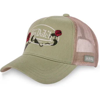 Cappellino trucker verde LORG di Von Dutch