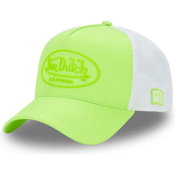 Von Dutch FLUO 03 grön och vit truckerkeps