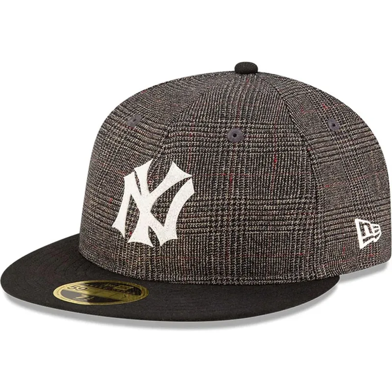 petten-plat-zwart-fitted-59fifty-day-retro-crown-van-new-york-yankees-mlb-van-new-era