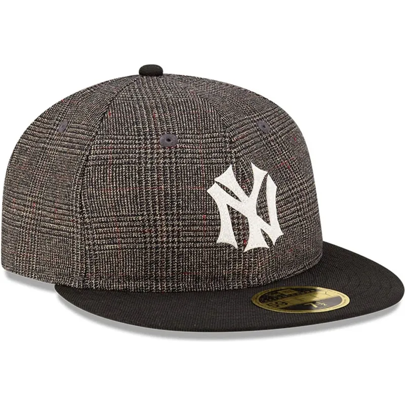 petten-plat-zwart-fitted-59fifty-day-retro-crown-van-new-york-yankees-mlb-van-new-era
