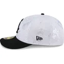 gorra-plana-blanca-y-negra-ajustada-59fifty-day-low-profile-de-chicago-white-sox-mlb-de-new-era