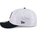 petten-plat-marineblauw-fitted-59fifty-day-low-profile-van-boston-red-sox-mlb-van-new-era