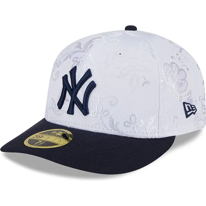 petten-plat-marineblauw-fitted-59fifty-day-low-profile-van-new-york-yankees-mlb-van-new-era