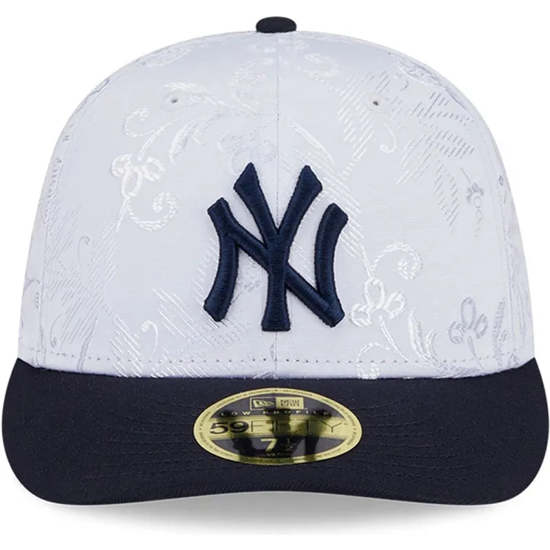 petten-plat-marineblauw-fitted-59fifty-day-low-profile-van-new-york-yankees-mlb-van-new-era
