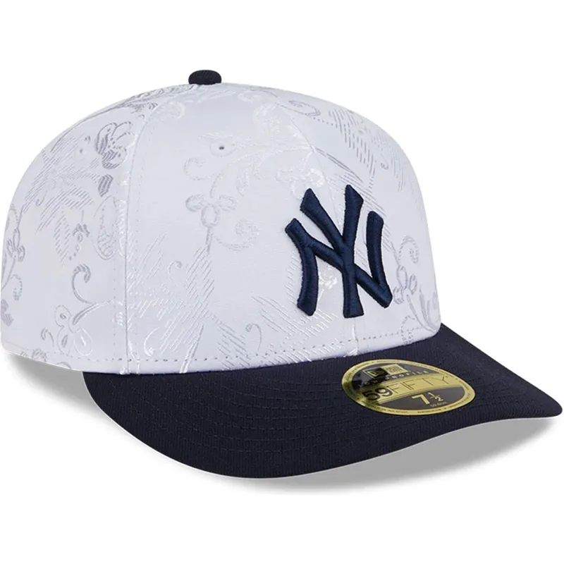 petten-plat-marineblauw-fitted-59fifty-day-low-profile-van-new-york-yankees-mlb-van-new-era