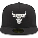 petten-plat-zwart-aangepast-59fifty-day-a-frame-van-chicago-bulls-nba-van-new-era