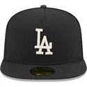 petten-plat-zwart-aangepast-59fifty-day-a-frame-van-los-angeles-dodgers-mlb-van-new-era