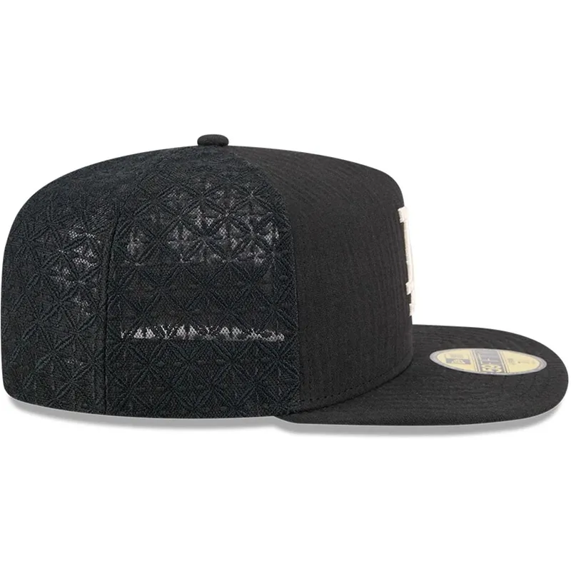 petten-plat-zwart-aangepast-59fifty-day-a-frame-van-los-angeles-dodgers-mlb-van-new-era