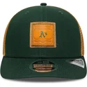 zielono-brazowa-czapka-trucker-9seventy-stretch-snap-z-wytloczonym-logo-oakland-athletics-mlb-od-new-era