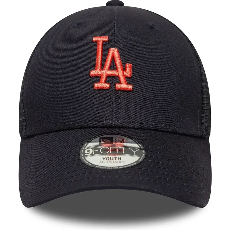 petten-gebogen-marineblauw-verstelbaar-voor-kinderen-9forty-homefield-van-los-angeles-dodgers-mlb-van-new-era
