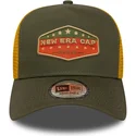 gorra-trucker-verde-y-amarilla-a-frame-cotton-patch-de-new-era
