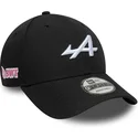 gorra-curva-negra-snapback-9forty-essential-de-alpine-f1-team-formula-1-de-new-era