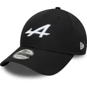gorra-curva-negra-snapback-9forty-essential-de-alpine-f1-team-formula-1-de-new-era