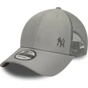 petten-gebogen-grijs-verstelbaar-9forty-flawless-van-new-york-yankees-mlb-van-new-era