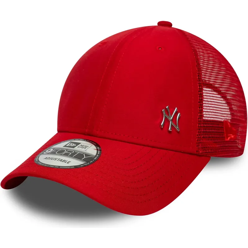 gorra-trucker-roja-ajustable-9forty-flawless-de-new-york-yankees-mlb-de-new-era
