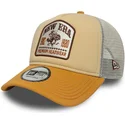 petten-gebogen-beige-snapback-a-frame-graphic-patch-van-new-era