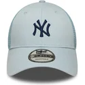 new-york-yankees-mlb-new-era-9forty-homefield-justerbar-bla-truckerkeps-med-marinbla-logga