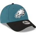 petten-gebogen-groen-verstelbare-band-voor-kinderen-9forty-the-league-van-philadelphia-eagles-nfl-van-new-era