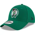 petten-gebogen-groen-verstelbare-band-voor-kinderen-9forty-the-league-van-boston-celtics-nba-van-new-era