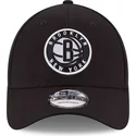 petten-gebogen-zwart-verstelbaar-voor-kinderen-9forty-the-league-van-brooklyn-nets-nba-van-new-era