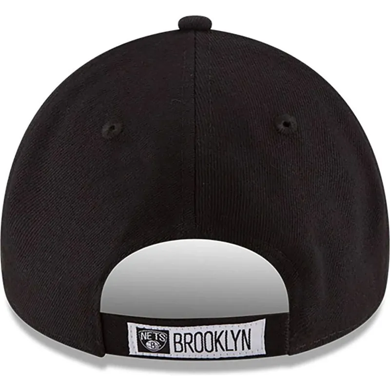 petten-gebogen-zwart-verstelbare-band-voor-kinderen-9forty-the-league-van-brooklyn-nets-nba-van-new-era
