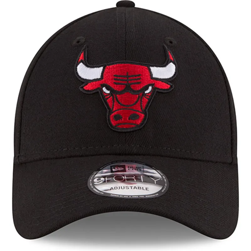 petten-gebogen-zwart-verstelbaar-voor-kinderen-9forty-the-league-van-chicago-bulls-nba-van-new-era