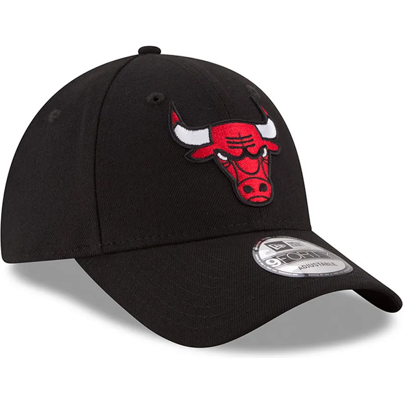 petten-gebogen-zwart-verstelbaar-voor-kinderen-9forty-the-league-van-chicago-bulls-nba-van-new-era