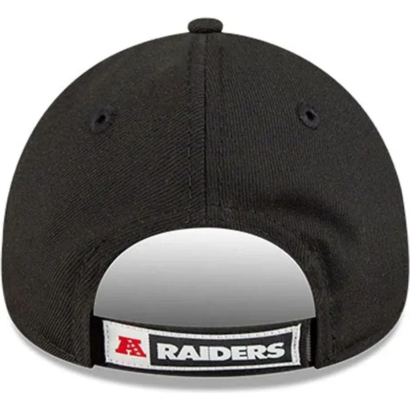 svart-bojd-justerbar-keps-for-barn-9forty-the-league-fran-las-vegas-raiders-nfl-av-new-era
