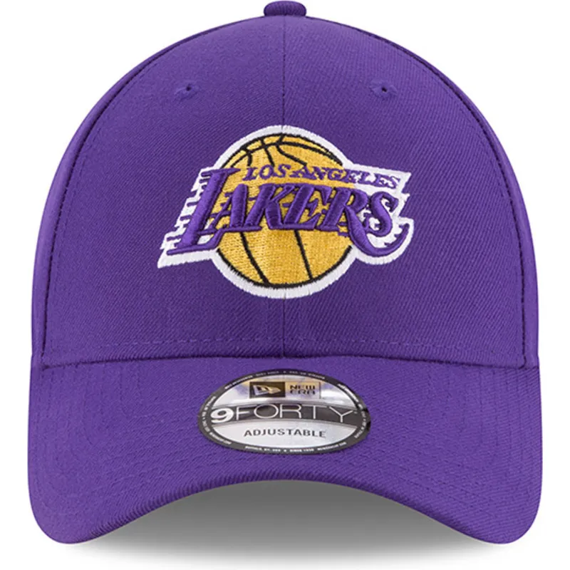 petten-gebogen-violet-verstelbare-band-voor-kinderen-9forty-the-league-van-los-angeles-lakers-nba-van-new-era