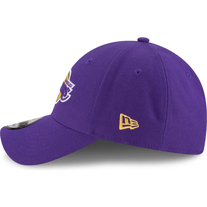 petten-gebogen-violet-verstelbare-band-voor-kinderen-9forty-the-league-van-los-angeles-lakers-nba-van-new-era