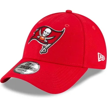 Gorra curva roja ajustable para niño 9FORTY The League de Tampa Bay Buccaneers NFL de New Era