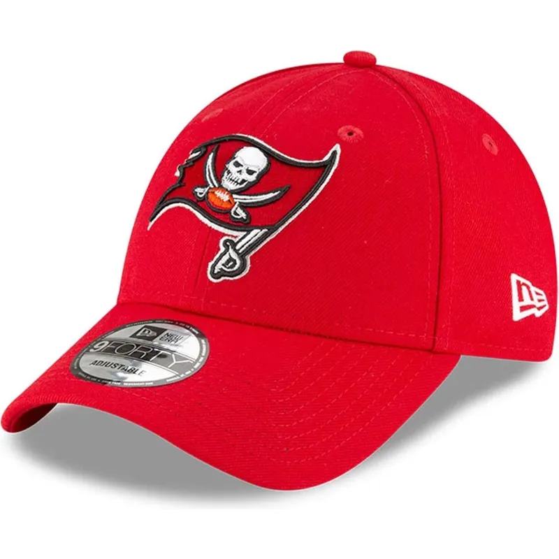 cap-gebogen-red-adjustable-strap-voor-kinderen-9forty-the-league-van-tampa-bay-buccaneers-nfl-van-new-era