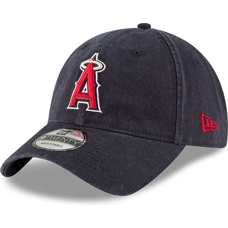 petten-gebogen-marineblauw-verstelbare-band-9twenty-core-classic-van-los-angeles-angels-mlb-van-new-era