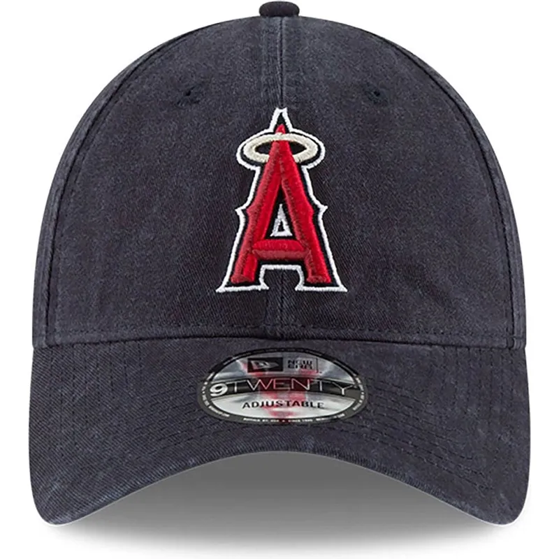 justerbar-marinebla-buet-kasket-9twenty-core-classic-fra-los-angeles-angels-mlb-fra-new-era