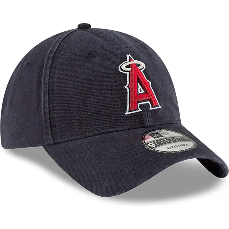 petten-gebogen-marineblauw-verstelbare-band-9twenty-core-classic-van-los-angeles-angels-mlb-van-new-era