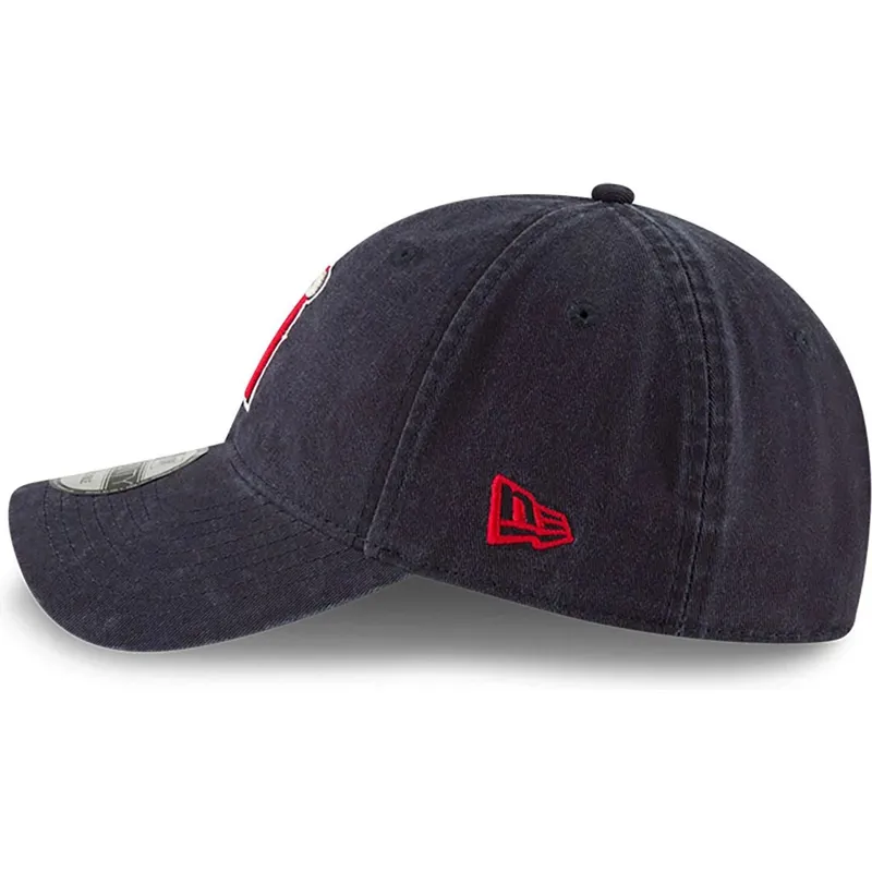 justerbar-marinebla-buet-kasket-9twenty-core-classic-fra-los-angeles-angels-mlb-fra-new-era