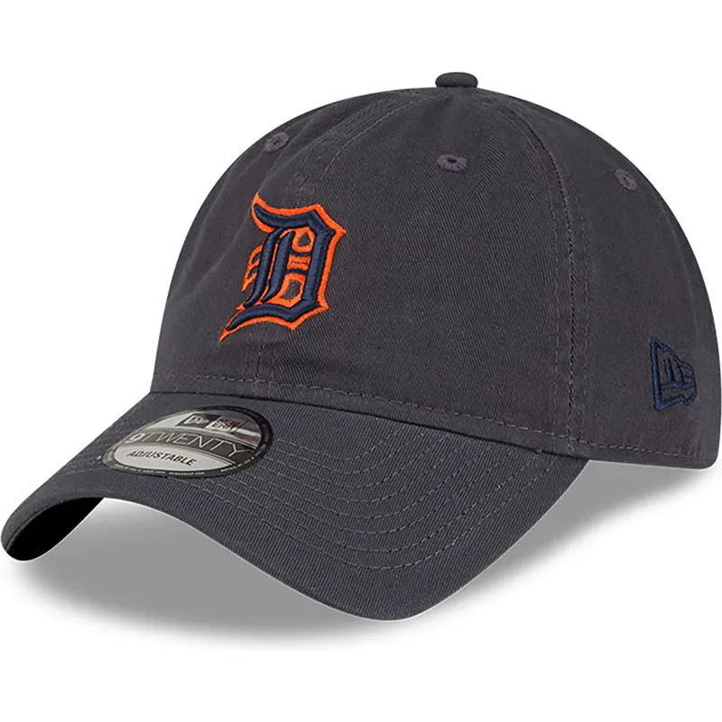 petten-gebogen-grijs-verstelbaar-9twenty-core-classic-van-detroit-tigers-mlb-van-new-era