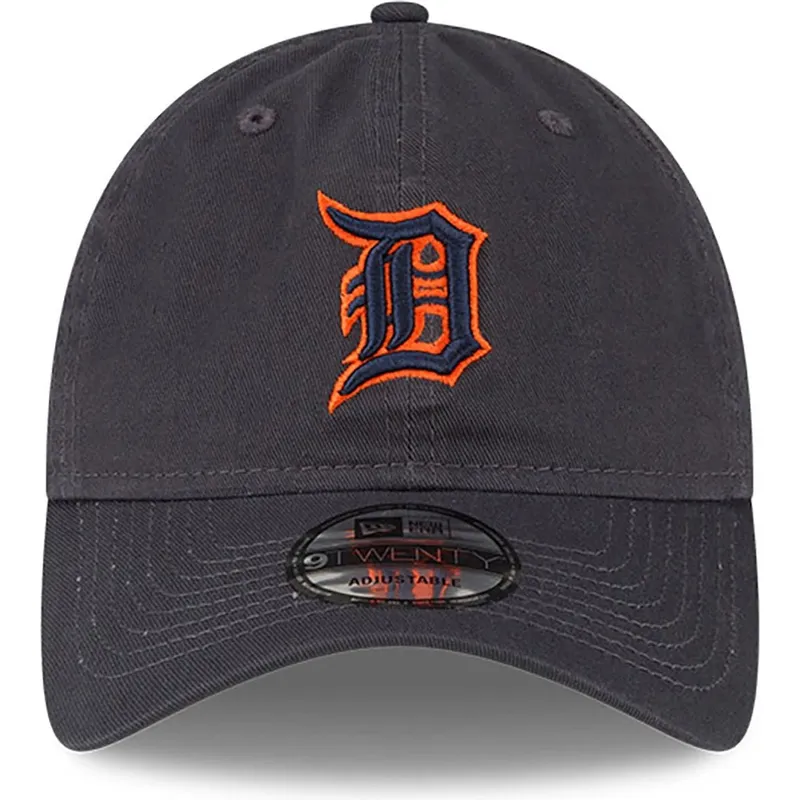 petten-gebogen-grijs-verstelbaar-9twenty-core-classic-van-detroit-tigers-mlb-van-new-era
