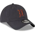 petten-gebogen-grijs-verstelbaar-9twenty-core-classic-van-detroit-tigers-mlb-van-new-era